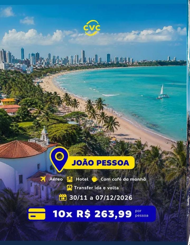 João Pessoa: Pacote CVC