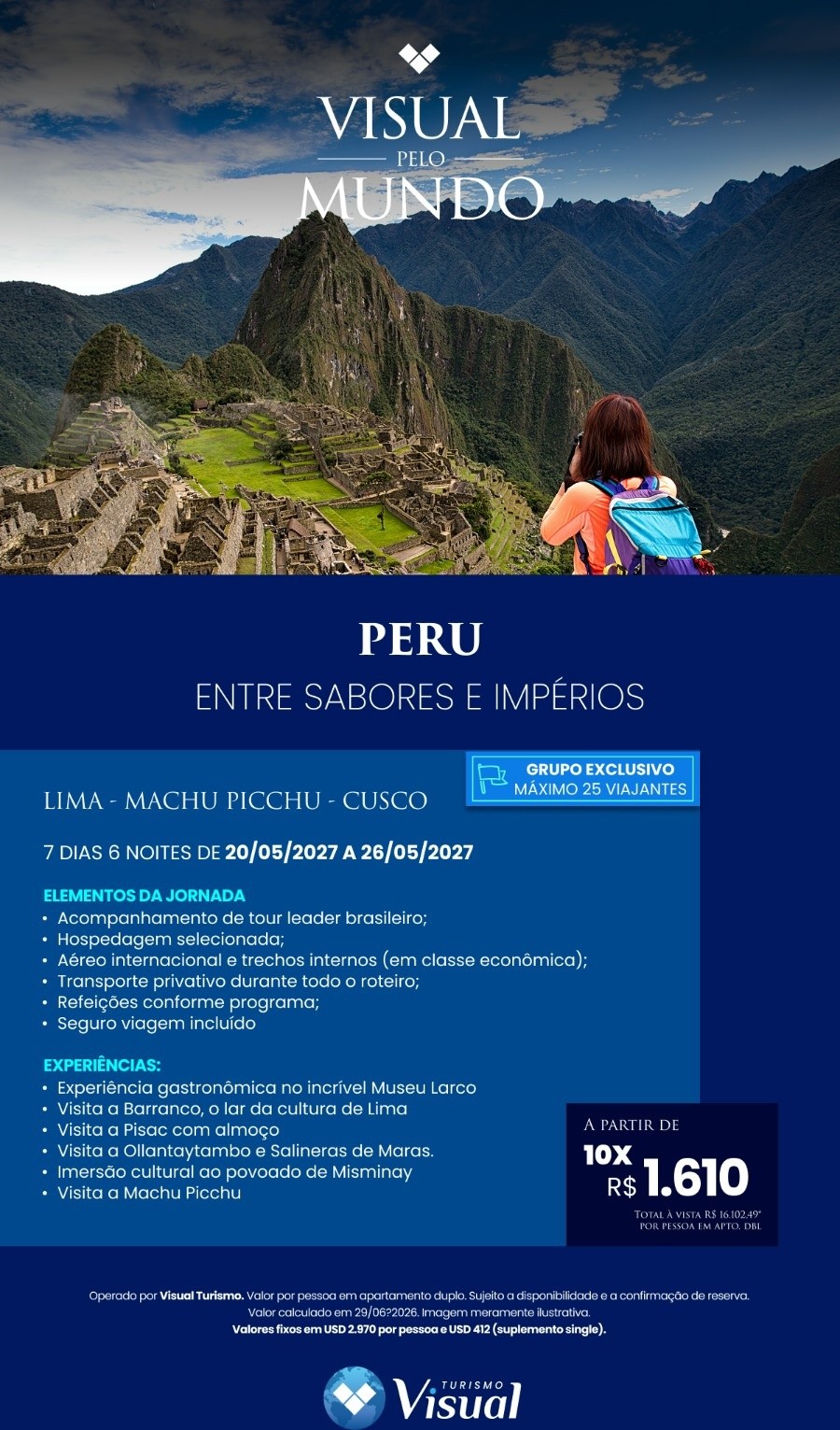 Peru: Machu Picchu e Cusco com aéreo incluso