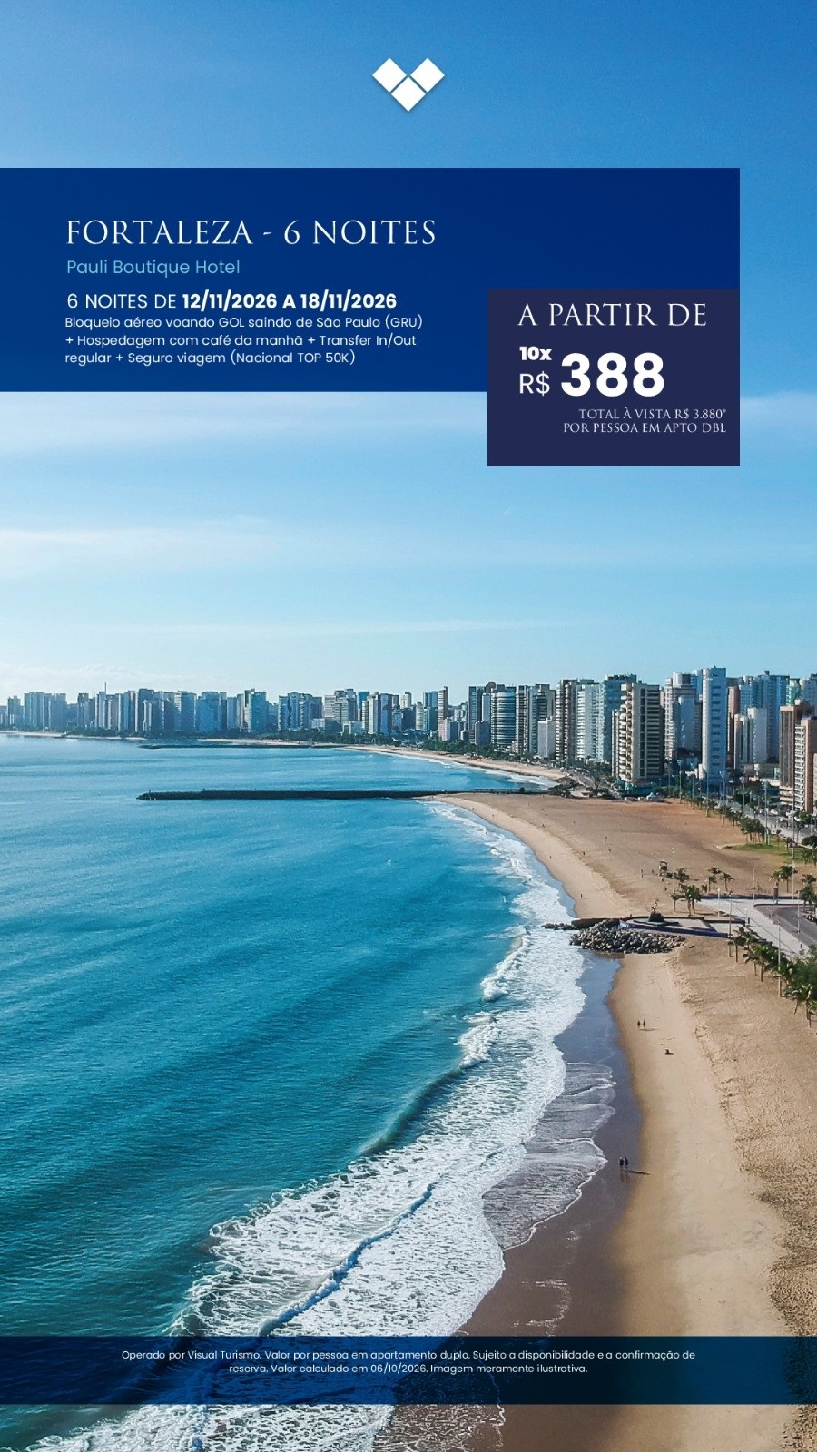 Fortaleza: Pauli Boutique com aéreo em novembro