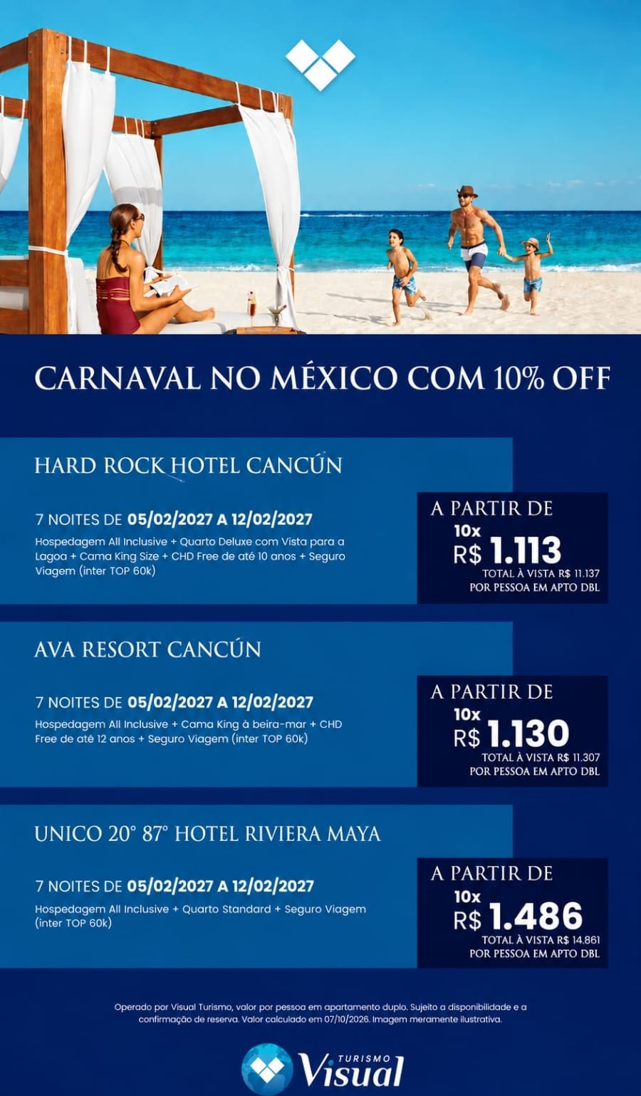 Carnaval no México: Cancún e Riviera Maya